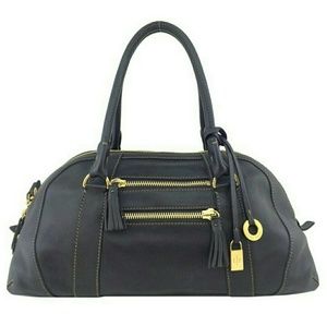 Loro Piana Large Brown Leather Satchel